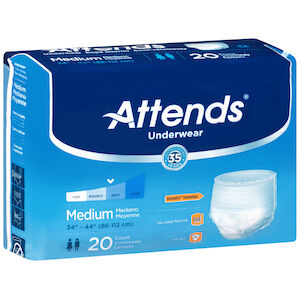 Medium, 34 Inch - 44 Inch Waist, Protective Underwear